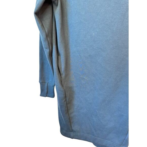 ATHLETA Cozy Karma Mock Neck Dress EUC Size Small Tall $129 MSRP Dark Teal - Picture 4 of 8